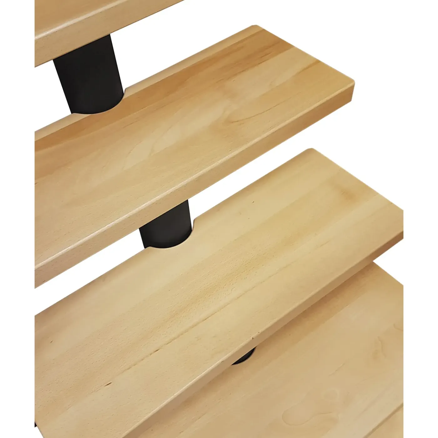ATRIUM Modulaire Trap – Dixi Vertical 70 – 12 Treden – Beuken – Ral 9005