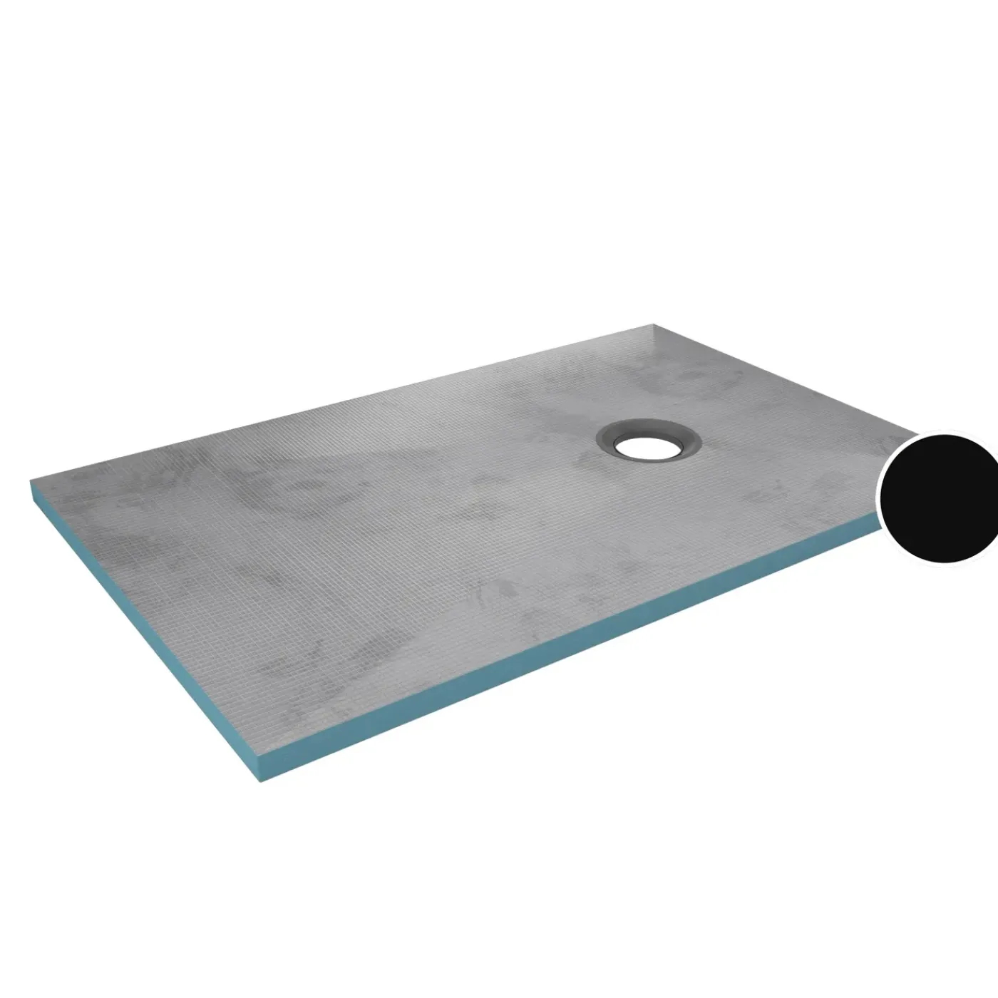 Aurlane - Douchebak Om Te Betegelen - Rainy / Sans Bonde - Grijs - 140x140x200c