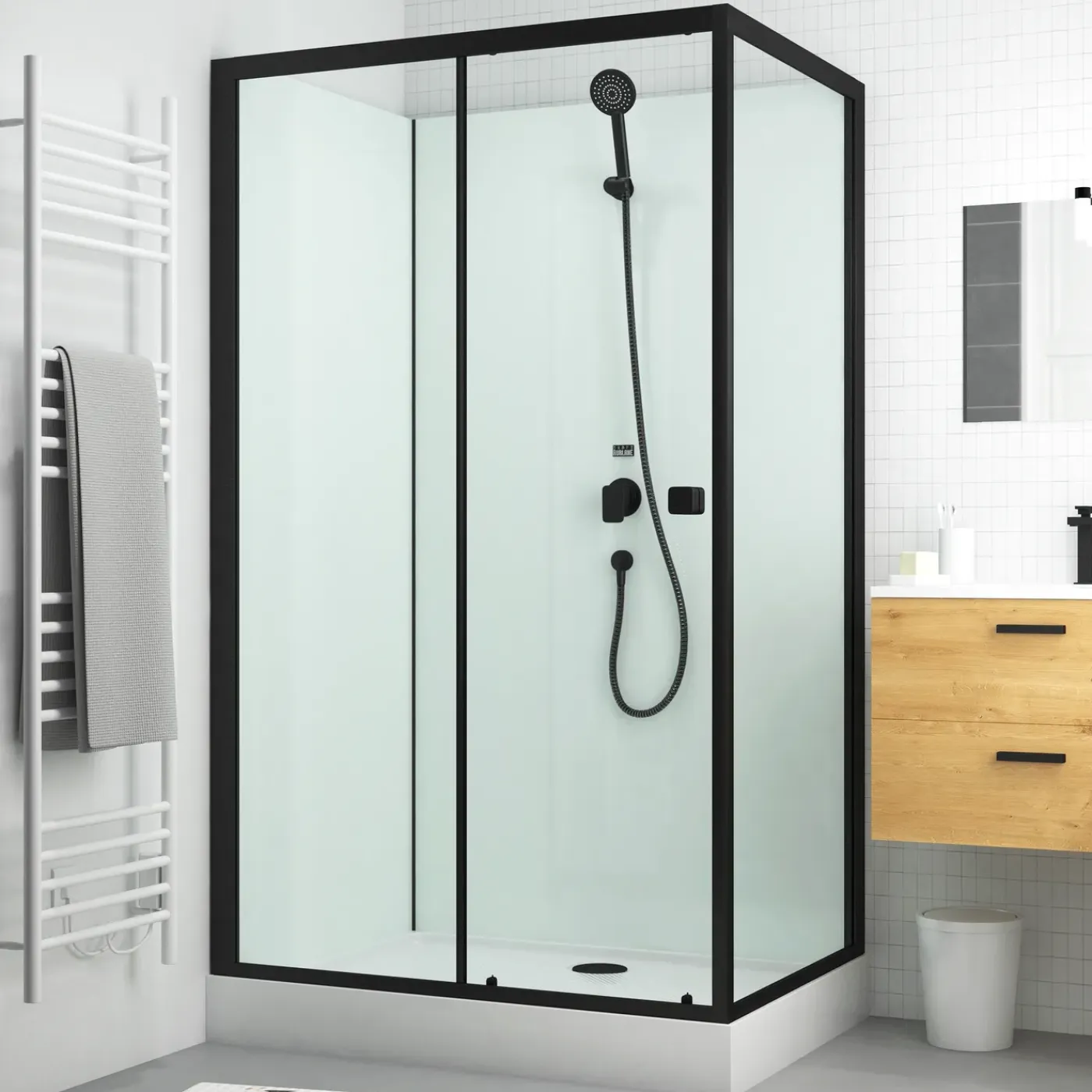 Aurlane - Douchecabine - Elementary - Wit - 110x110x192cm