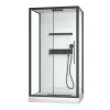 Aurlane - Douchecabine - Ghost - Zwart - 115x115x213cm