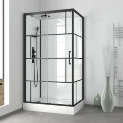 Aurlane - Douchecabine - Rubiq - Wit - 110x110x198cm