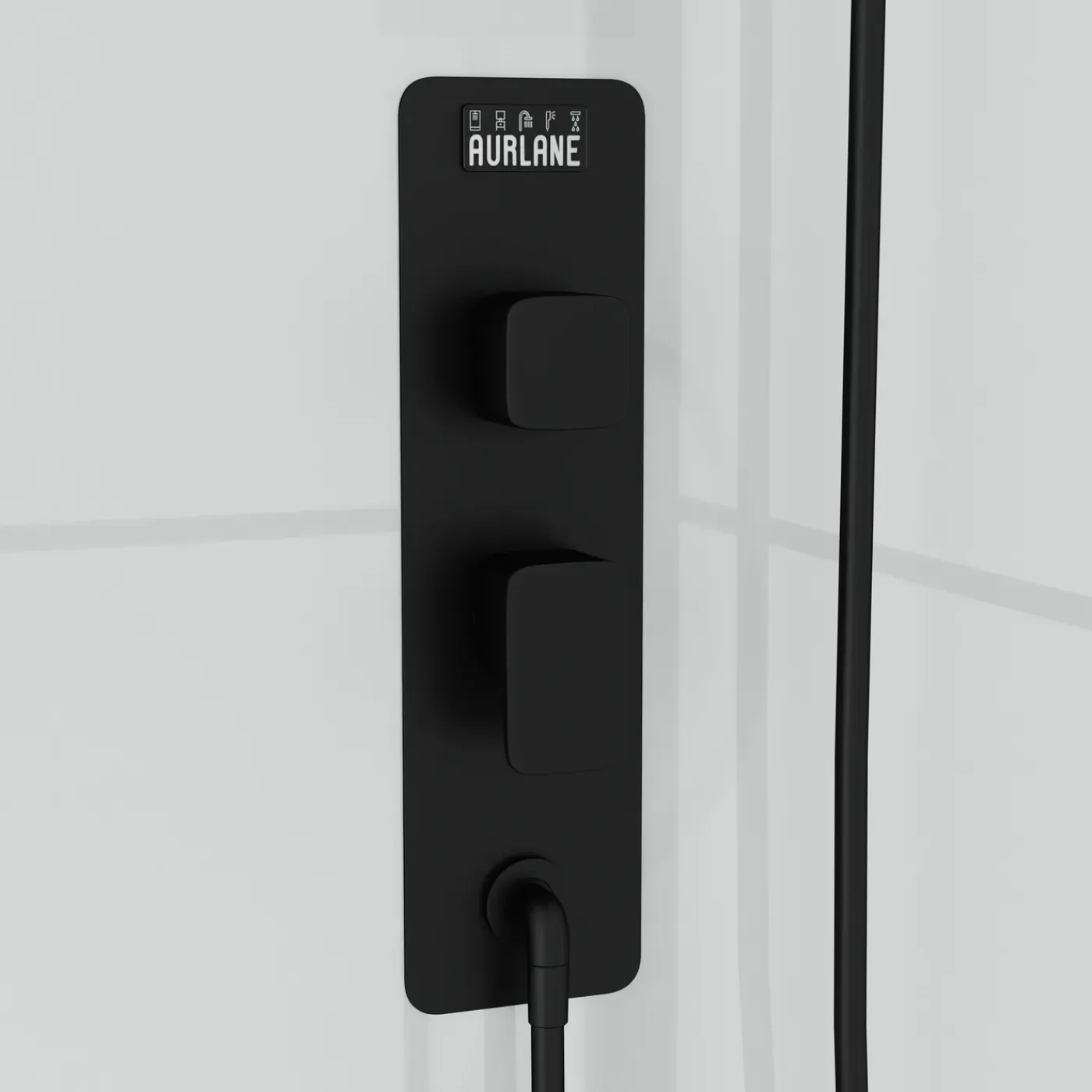 Aurlane - Douchecabine - Rubiq - Wit - 110x110x198cm