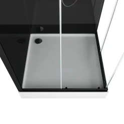 Aurlane - Douchecabine - Space - Zwart - 90x90x215cm
