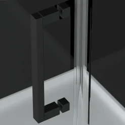 Aurlane - Douchecabine - Space - Zwart - 90x90x215cm