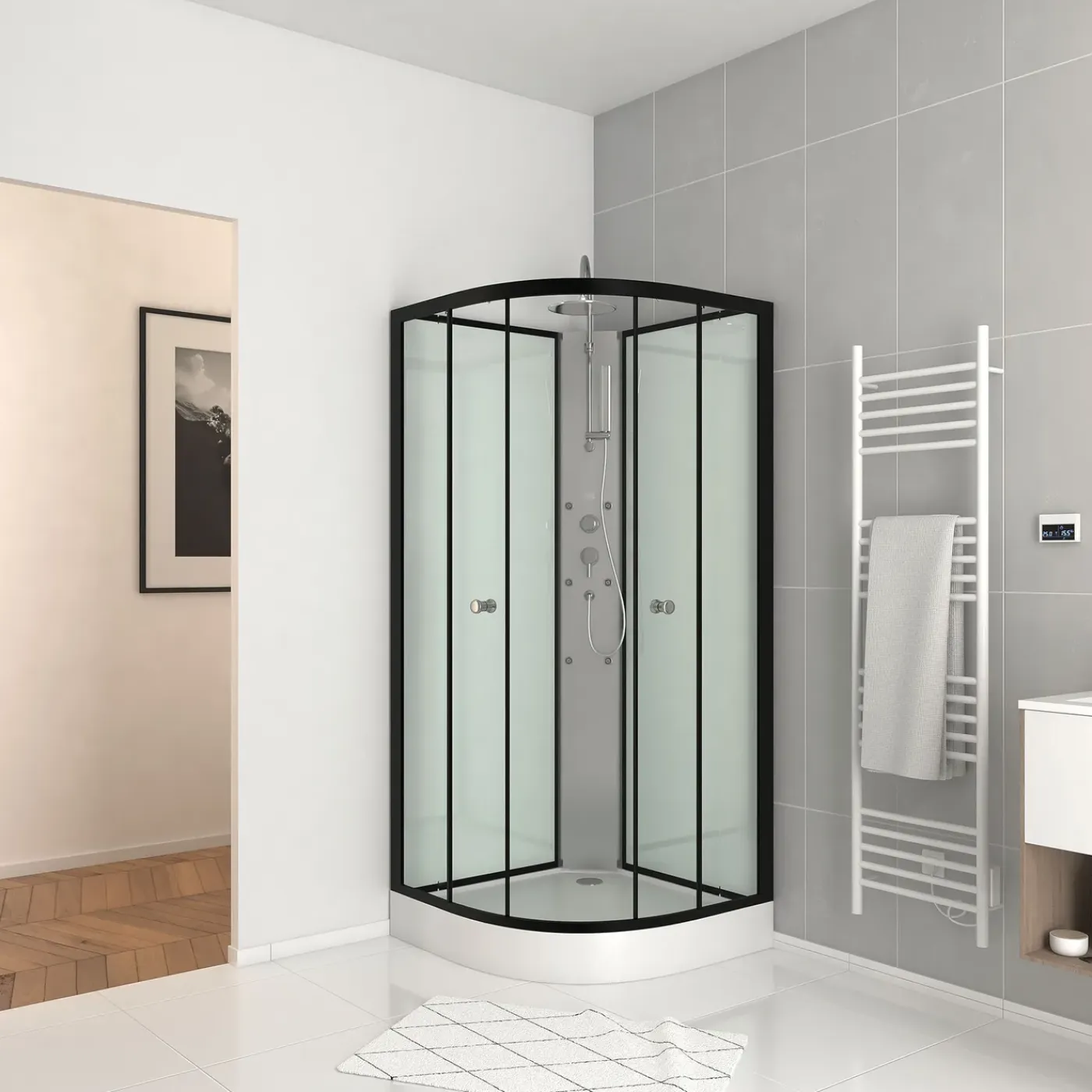 Aurlane - Douchecabine - Zeeny - Wit - 85x85x210cm
