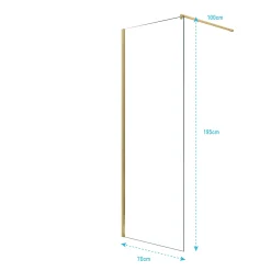 Aurlane - Douchewand - Elementary - Andere - 70x70x195cm
