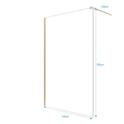 Aurlane - Douchewand - Elementary - Andere - 140x140x195cm