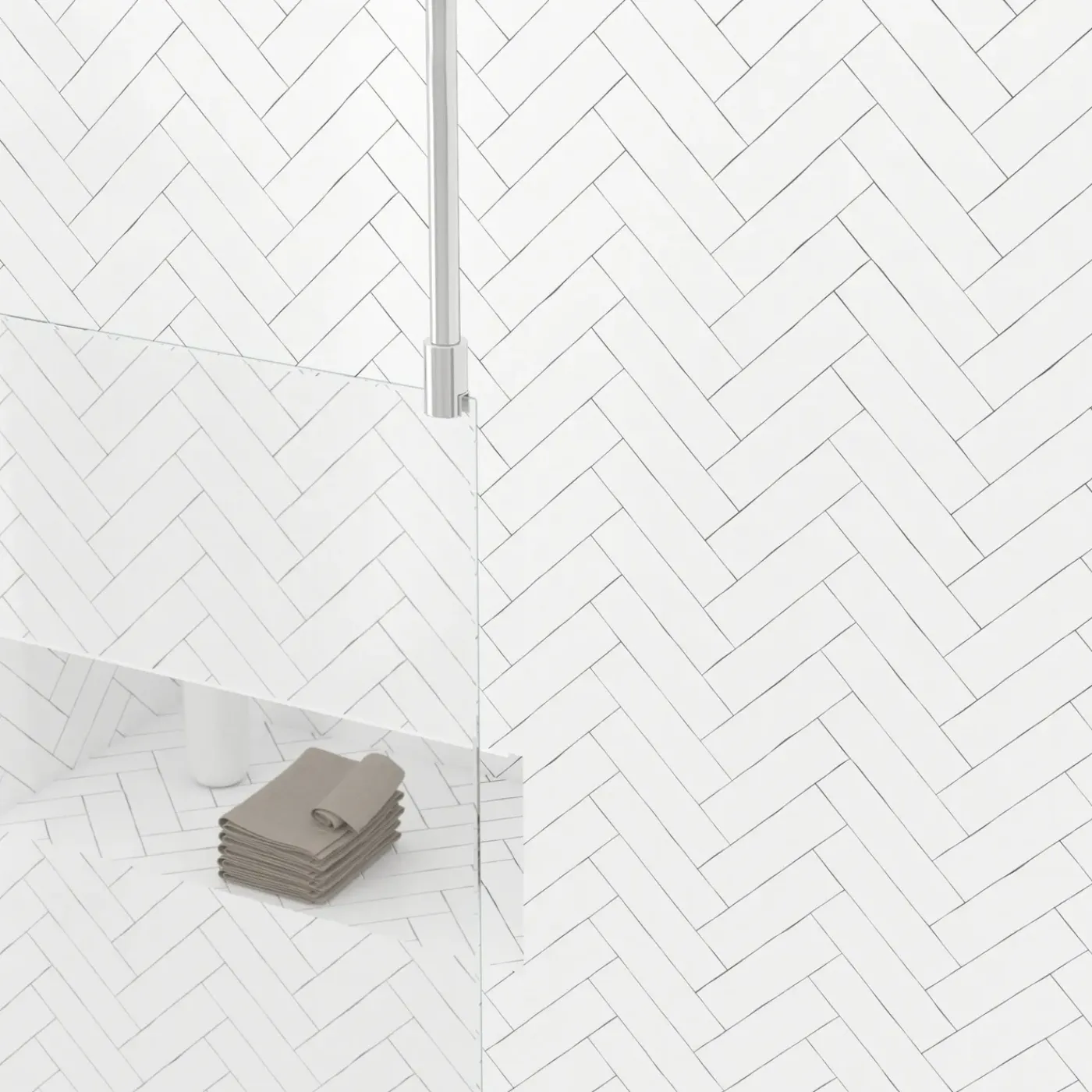 Aurlane - Douchewand - Freedom 2 / Barre De Plafond - Andere - 140x140x200cm