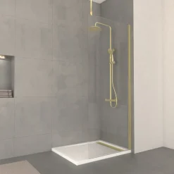 Aurlane - Douchewand - Freedom 2 / Barre De Plafond - Andere - 80x80x200cm