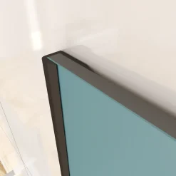 Aurlane 2 profielen eindstuk 210x0,3cm mat zwart