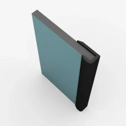 Aurlane 2 profielen eindstuk 210x0,3cm mat zwart