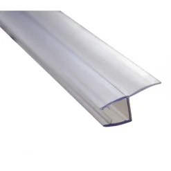 Aurlane 4-vormige afdichtingstrip 200cm voor 5mm dik glas kunststof