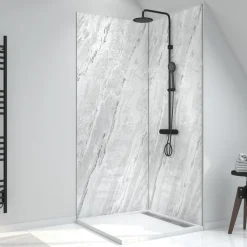 Aurlane wandpaneel 90x210cm Artic Storm grijs
