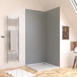 Aurlane wandpaneel 90x210cm zilver