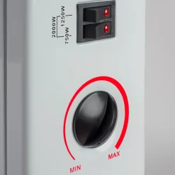 Auronic Elektrische Convectorkachel - 750/1250/2000 Watt - Verstelbare Thermostaat - Wit
