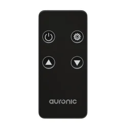 Auronic Elektrische Kachel – Met Thermostaat En Afstandsbediening - 2000w Heater - Zwart