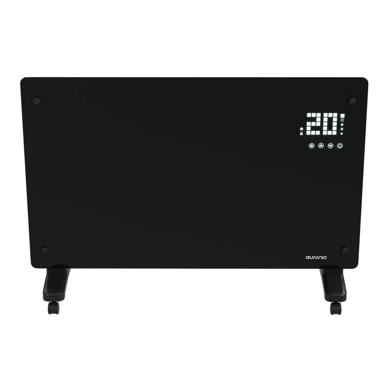 Auronic Elektrische Kachel – Met Thermostaat En Afstandsbediening - 2000w Heater - Zwart