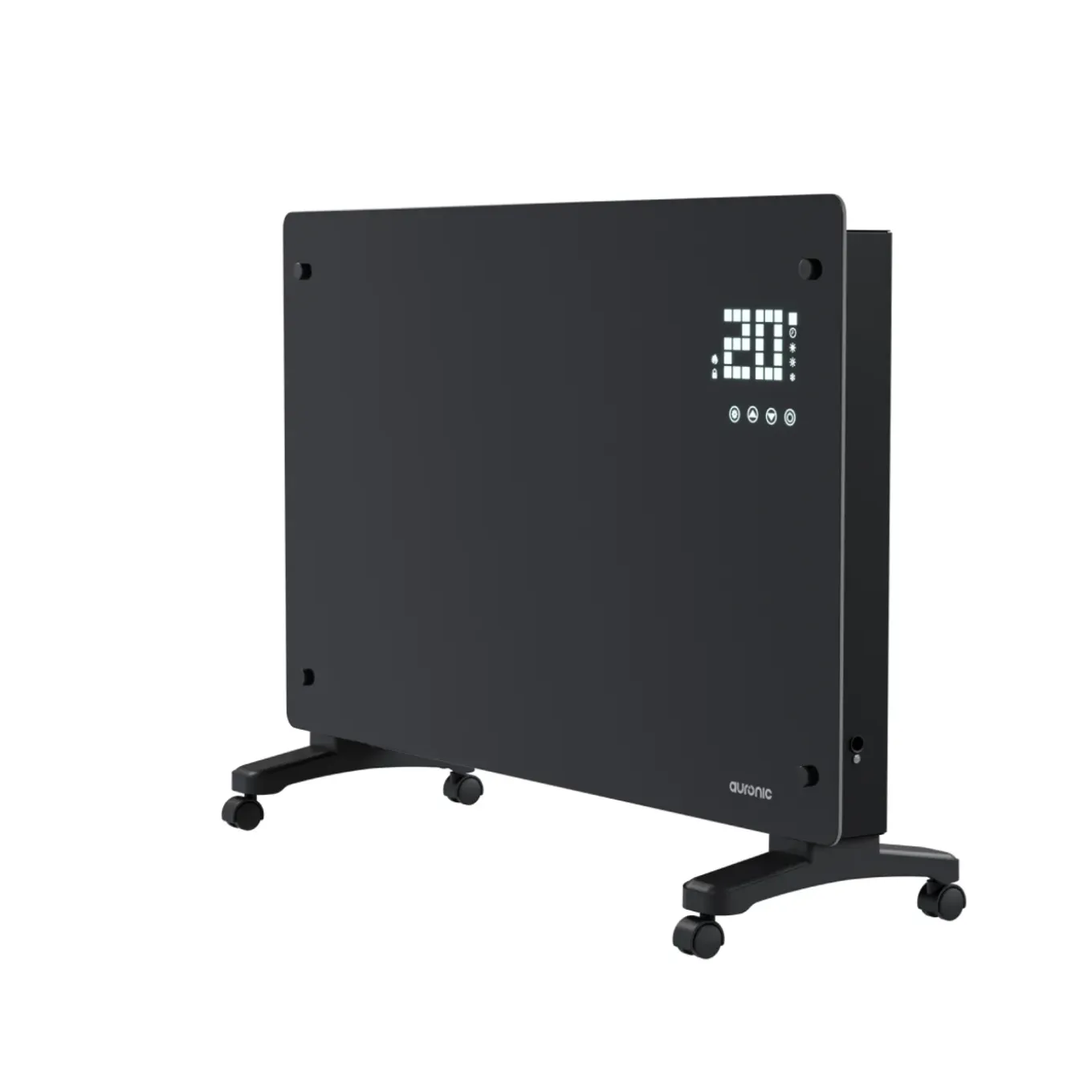 Auronic Elektrische Kachel – Met Thermostaat En Afstandsbediening - 2000w Heater - Zwart