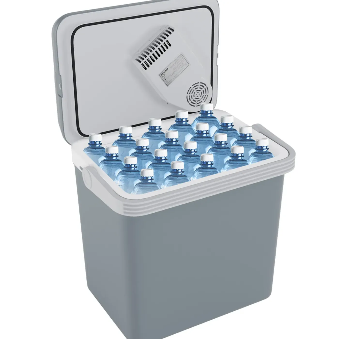 Auronic Koelbox Elektrisch - 12v/230v - 25l - Auto - Frigobox - Grijs