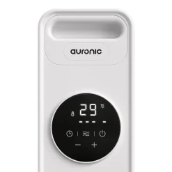 Auronic Olieradiator - Elektrische Kachel - Thermostaat & Display - 3 Standen - 2500w Heater - Wit