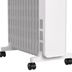 Auronic Olieradiator - Elektrische Kachel - Thermostaat & Display - 3 Standen - 2500w Heater - Wit