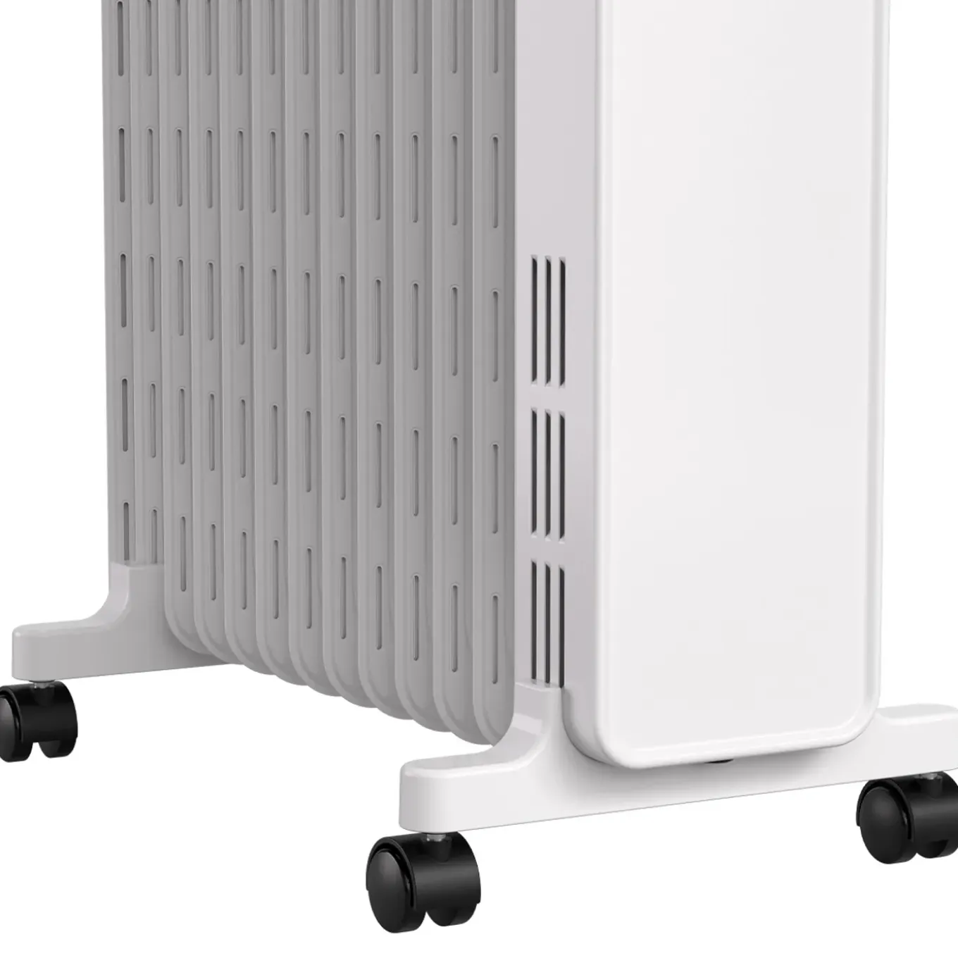 Auronic Olieradiator - Elektrische Kachel - Thermostaat & Display - 3 Standen - 2500w Heater - Wit