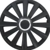 Autostyle Wieldoppen Set - 17 Inch - Spyder Zwart
