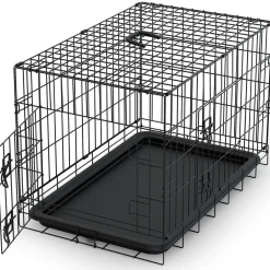 Avalo Hondenbench Xxl - Bench Voor Honden - Opvouwbare Kooi - 2 Deuren - 122x74x80 Cm
