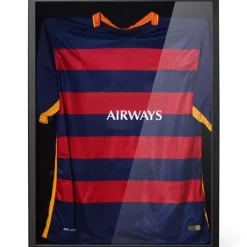 Avalo Wissellijst Voetbalshirt - 3d Box Frame - 60x80cm - Zwart - Shirt Inlijsten - Diepe Fotolijst