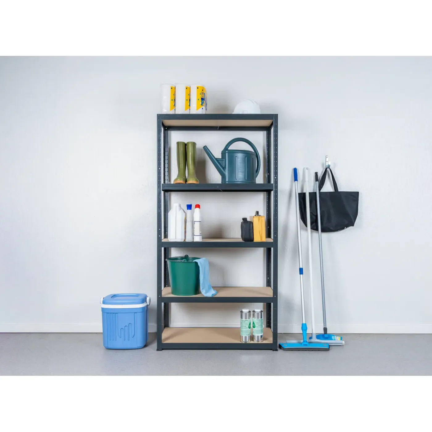 Avasco Stellingkast - Atlas - 176x90x40cm - Draagkracht 175kg - Zwart