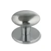 Avenue Buitendeurknop Polydo - Mat Chroom - met Boutbevestiging - 60x65mm