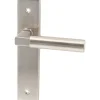 Avenue Deurkruk op schild Arkitekt - RVS - Blind - Schild 235x38 mm