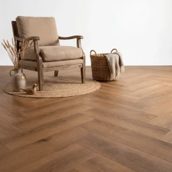 Avenza Essence Visgraat Dark Oak Klik Pvc
