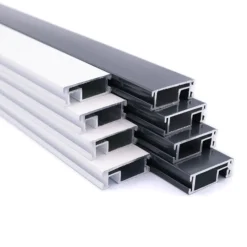 AVOSDIM Aluminium Horframe Profielen Set Grijs Ral7016 100 Cm Inkortbaar 4 Stuks