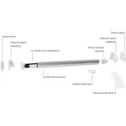 Avosdim Rolgordijn Motoriseringspakket - Diam.40 - 180cm