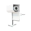 AvosDim Rolluik Elektrisch Radio Somfy Aluminium Wit B150 X H220 Cm Inkortbaar