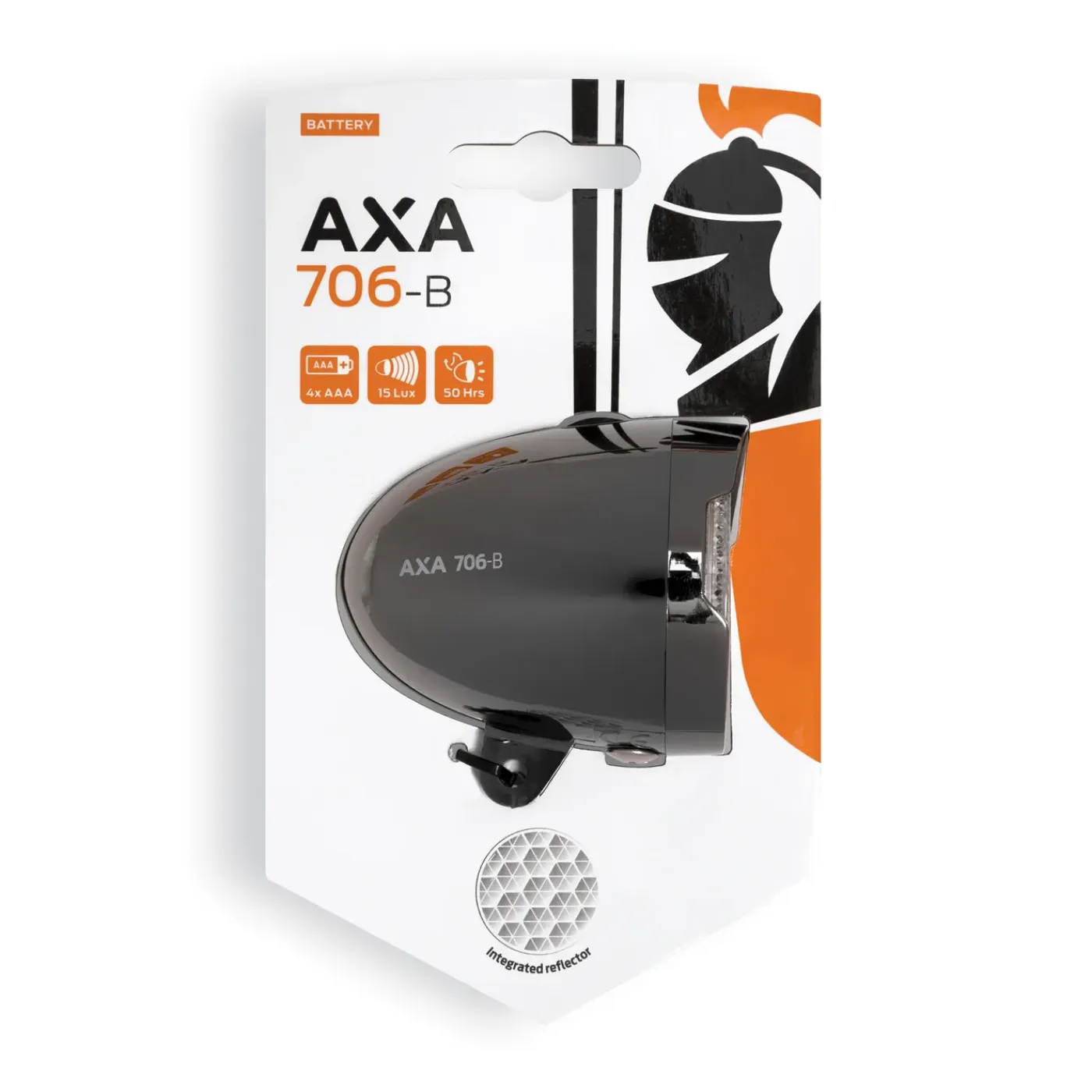 AXA koplamp 706 batterij 15 Lux