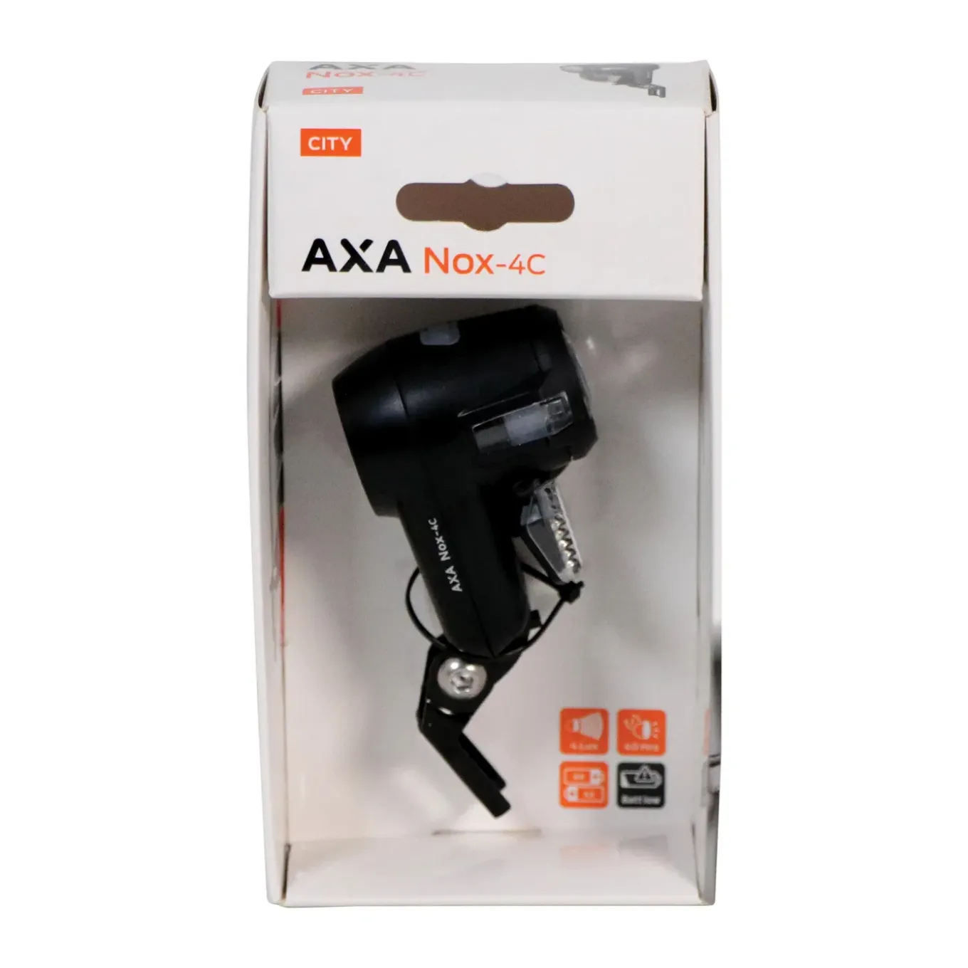 AXA Koplamp Nox City 4 Lux Batterij