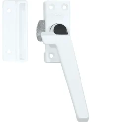 AXA - Raamsluiting - Model 3308 - Aluminium Wit - Afsluitbaar Met Knop - Rs