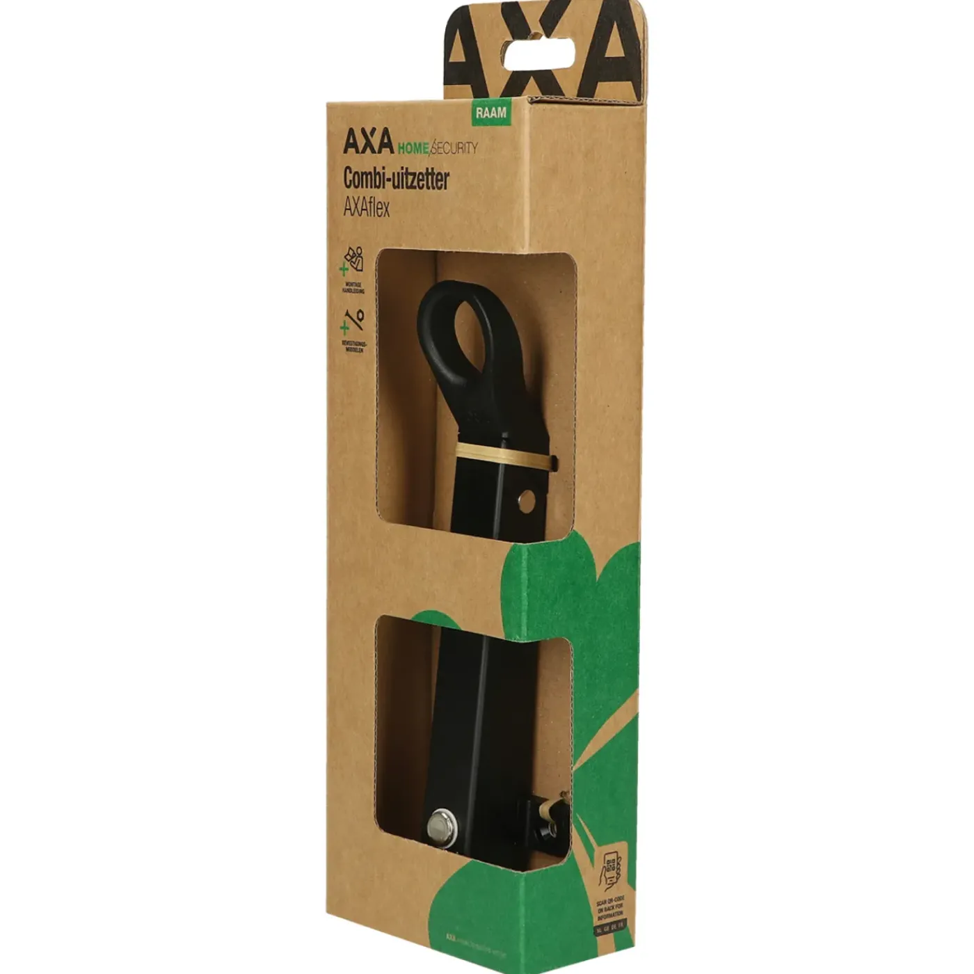 AXA - Raamuitzetter - flex - Staal Zwart - 3 Ventilatiestanden - Niet Afsluitbaar