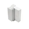AXA veiligheidsdeurstrip M2 binnendraaiend aluminium