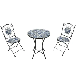 AXI Amélie Bistroset Met Tafel En 2 Stoelen - Delfts Blauw Mozaïek