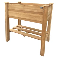 AXI Ari Kweektafel - Hout - Verhoogde Plantenbak Met Opbergplank