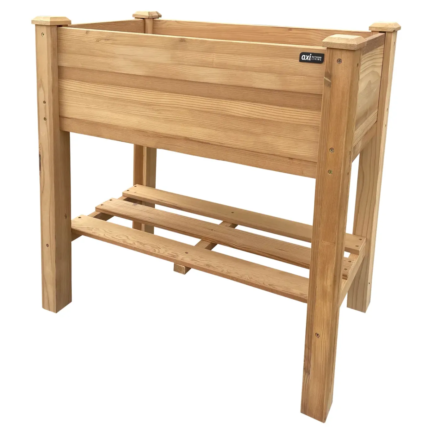 AXI Ari Kweektafel - Hout - Verhoogde Plantenbak Met Opbergplank