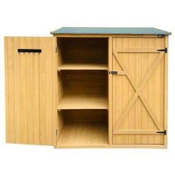 Axi Casper Opbergkast - Bruin 149 X 78 X 164 Cm - Hout
