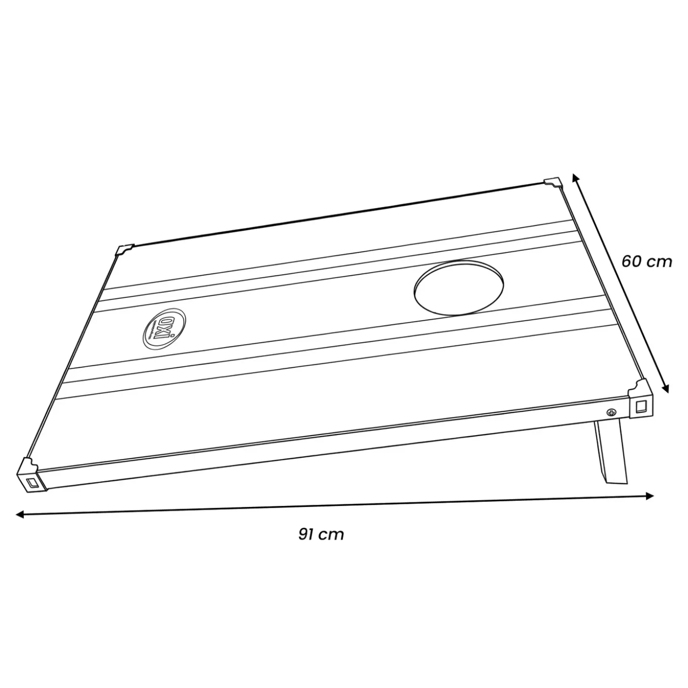 Axi Cornhole Set - 2 Borden - 91x60 Cm