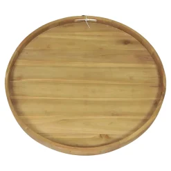 Axi Dewi Dienblad - Teak Hout - Rond - Diam. 80 Cm