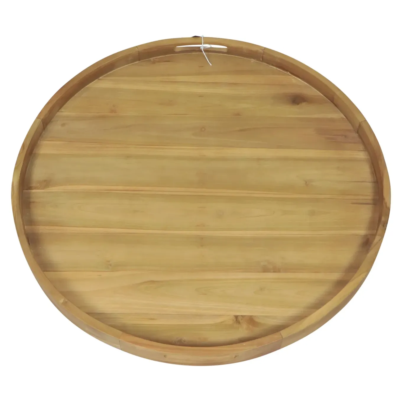 Axi Dewi Dienblad - Teak Hout - Rond - Diam. 80 Cm