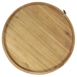 Axi Dewi Dienblad - Teak Hout - Rond - Diam. 80 Cm