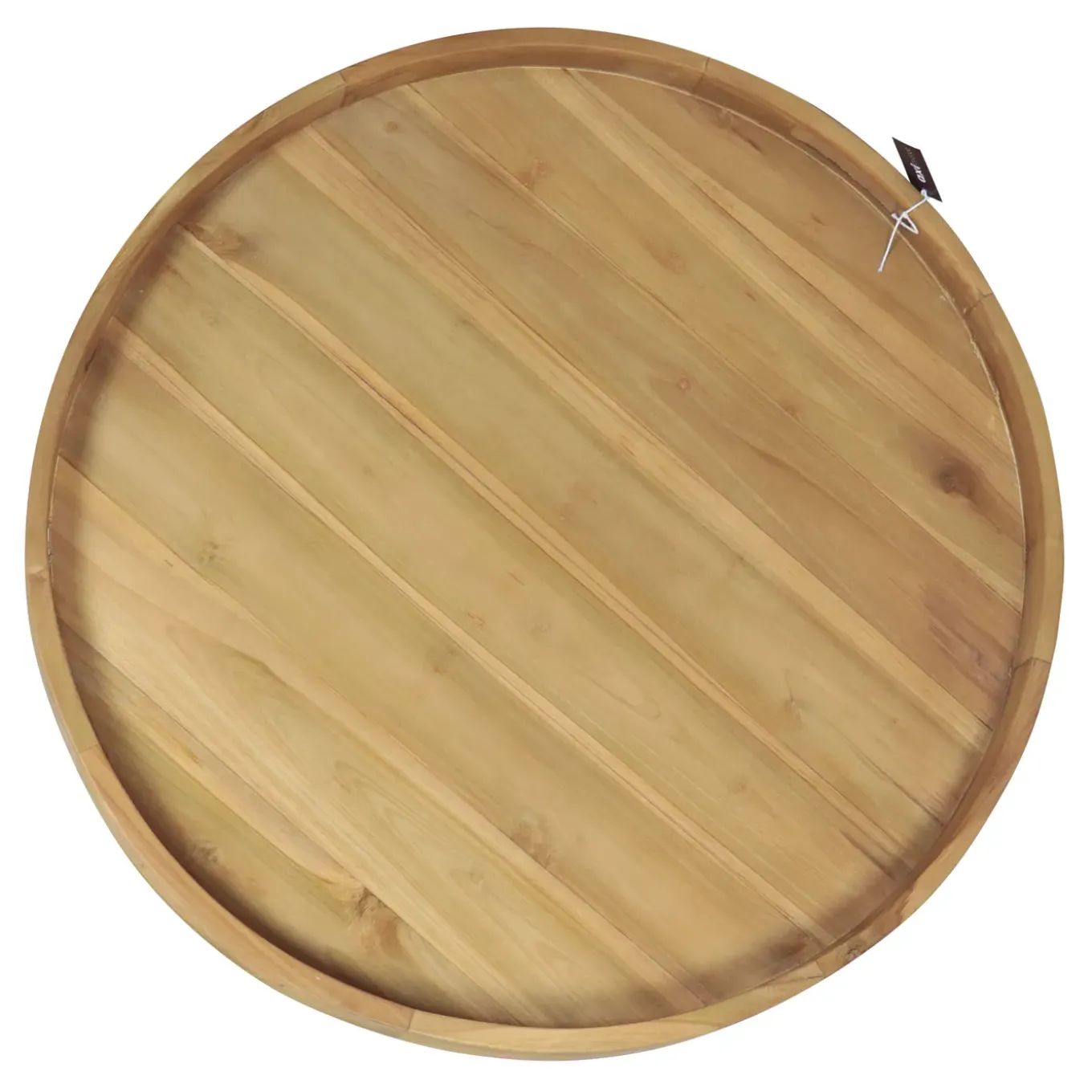 Axi Dewi Dienblad - Teak Hout - Rond - Diam. 80 Cm